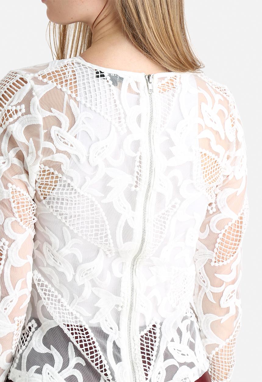 Goldie - Willow Embroidered Lace Top