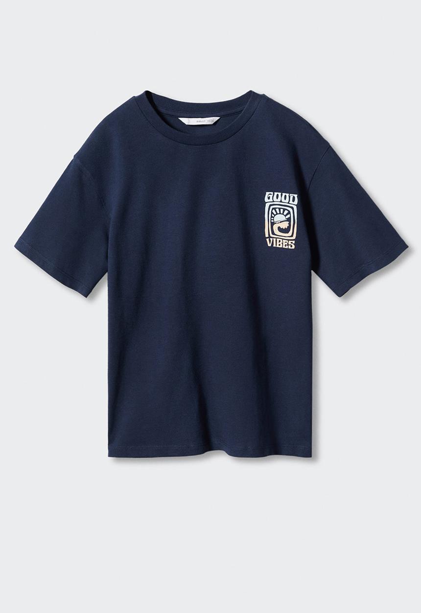 MANGO - T-shirt vibes - navy