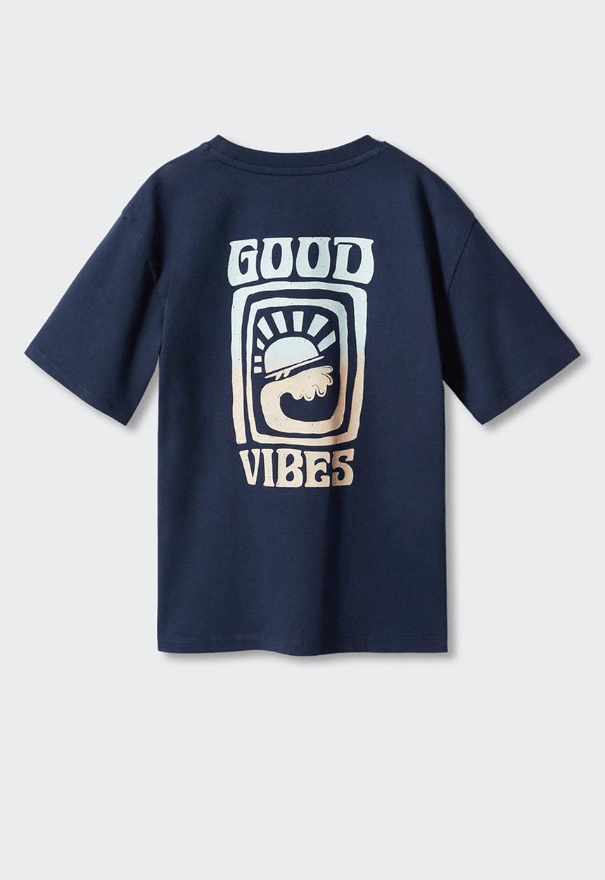 MANGO - T-shirt vibes - navy