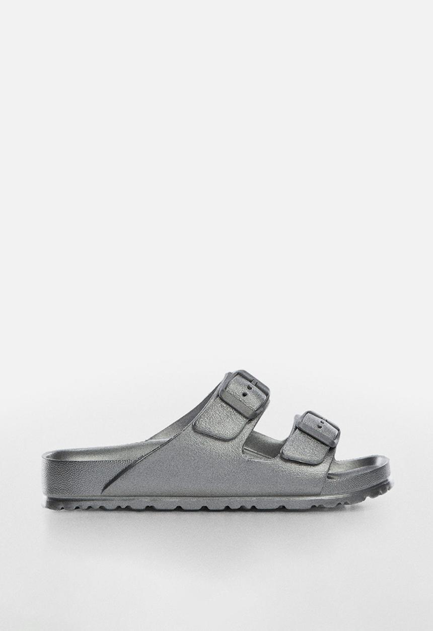 MANGO - Flip-flop paus - plata