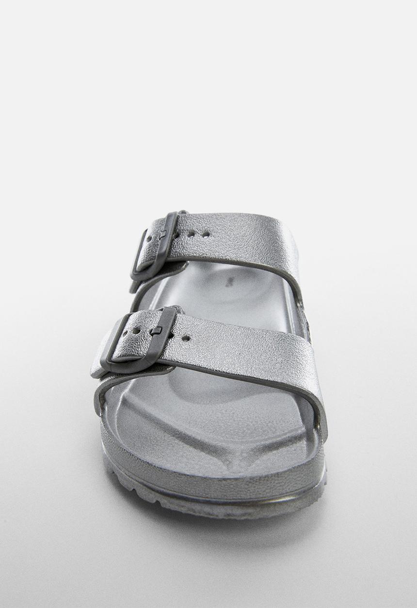 MANGO - Flip-flop paus - plata