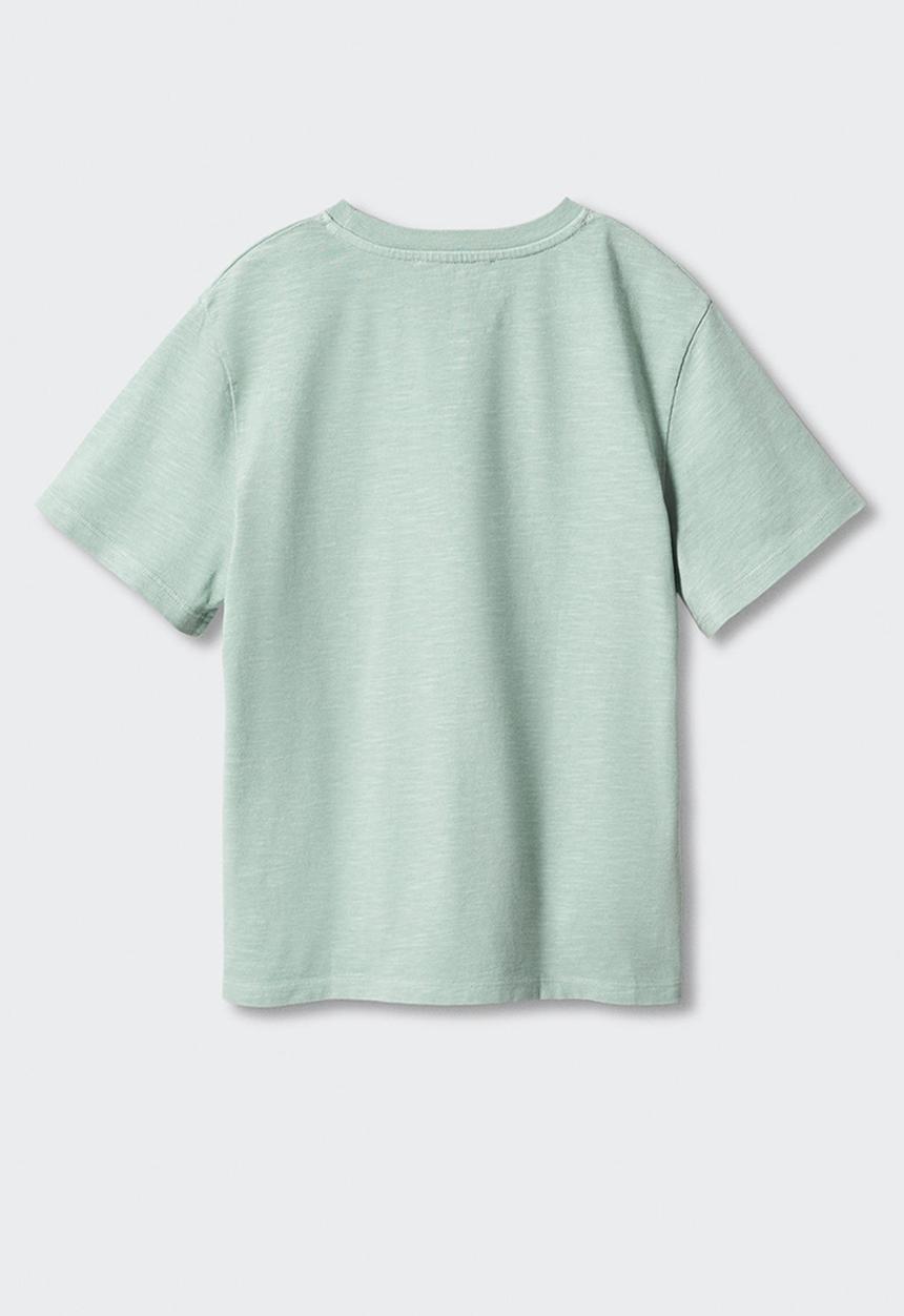 MANGO - T-shirt states - green
