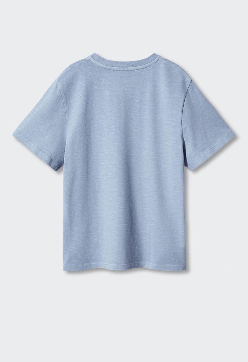 MANGO - T-shirt states - blue