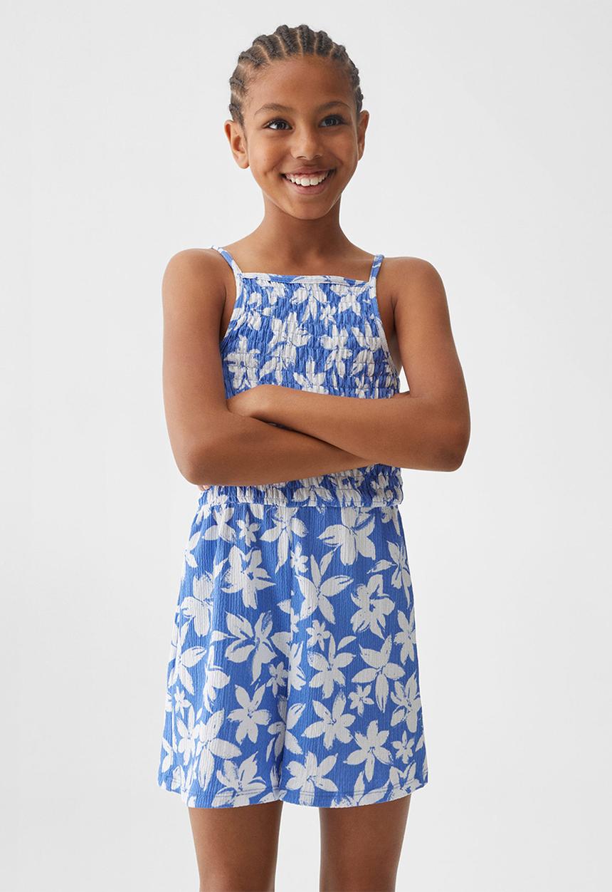 MANGO - Dungarees sira - azul