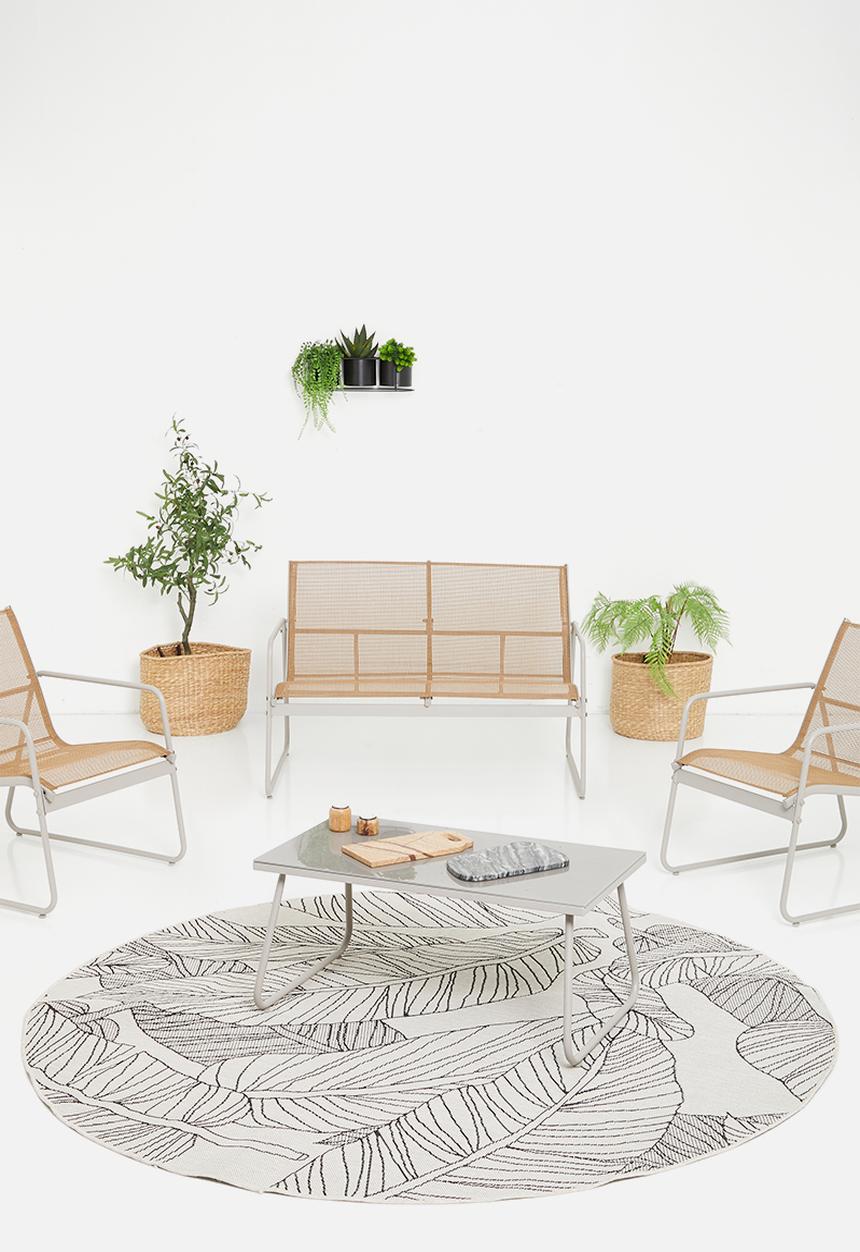 H&S - Simo outdoor furniture set - white