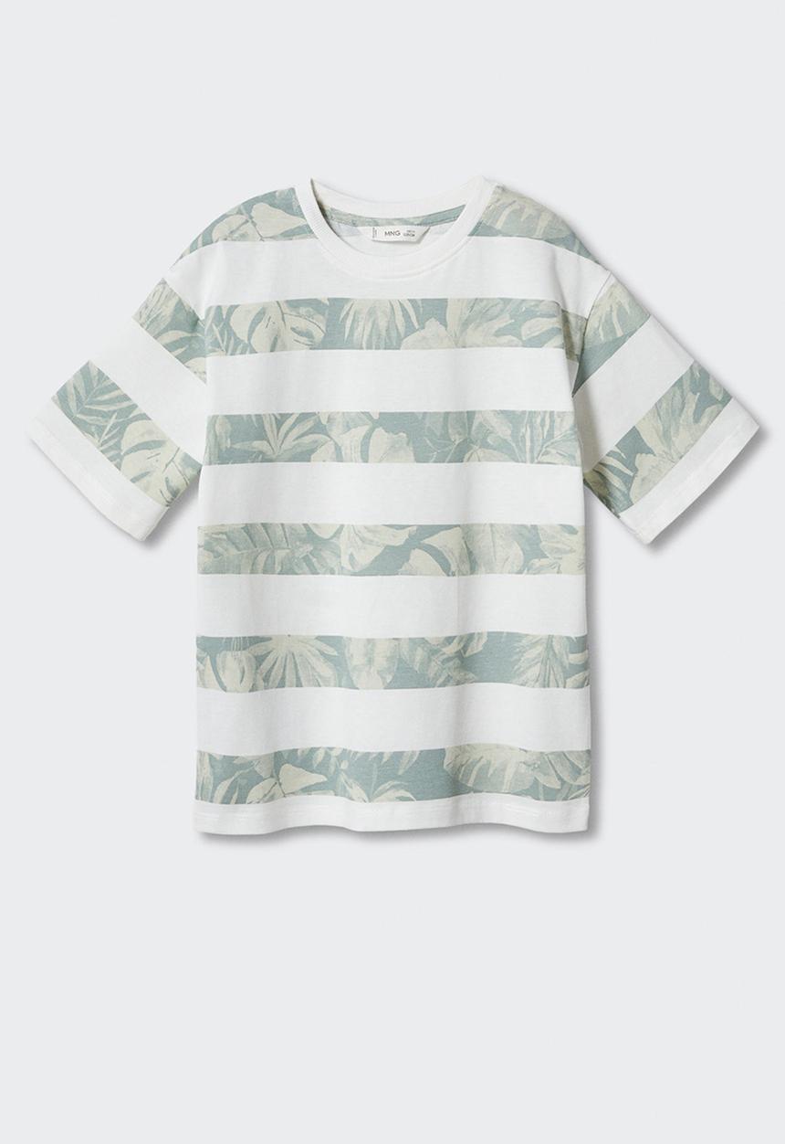 MANGO - T-shirt raul - khaki