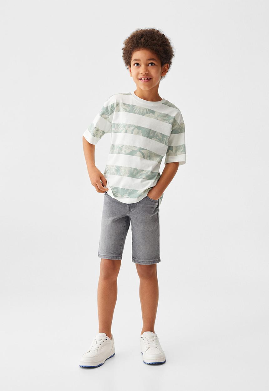 MANGO - T-shirt raul - khaki