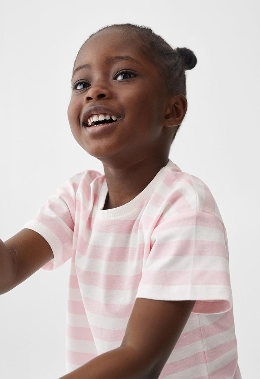 MANGO - T-shirt summerb - rosa