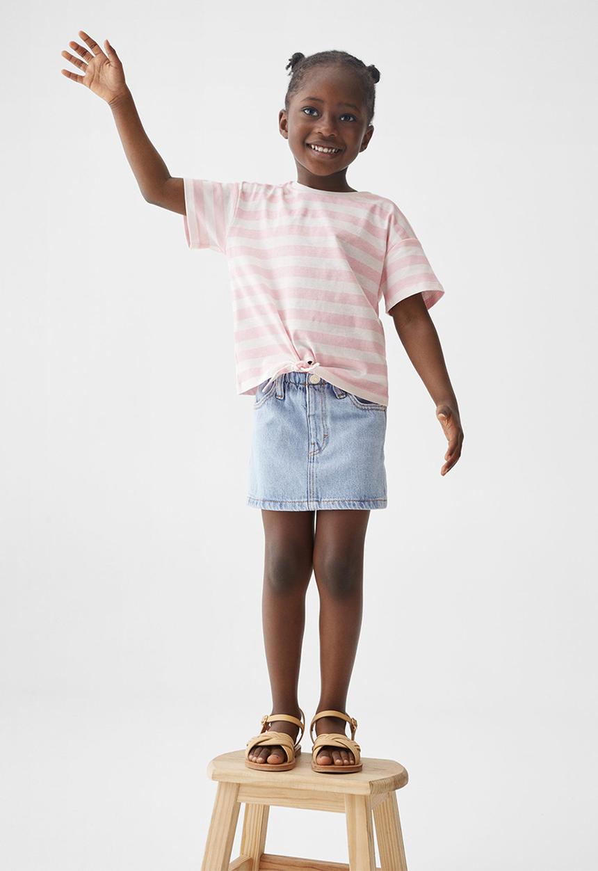 MANGO - T-shirt summerb - rosa
