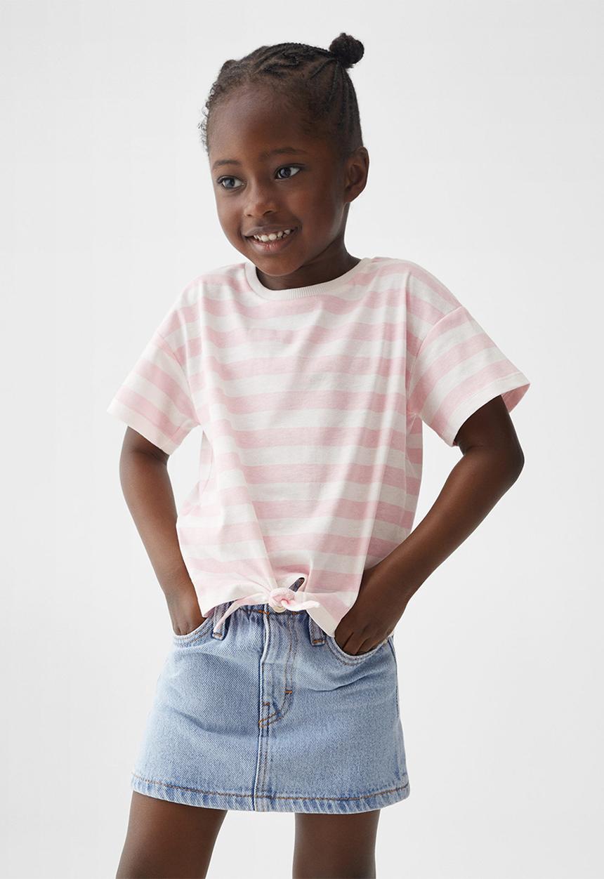MANGO - T-shirt summerb - rosa