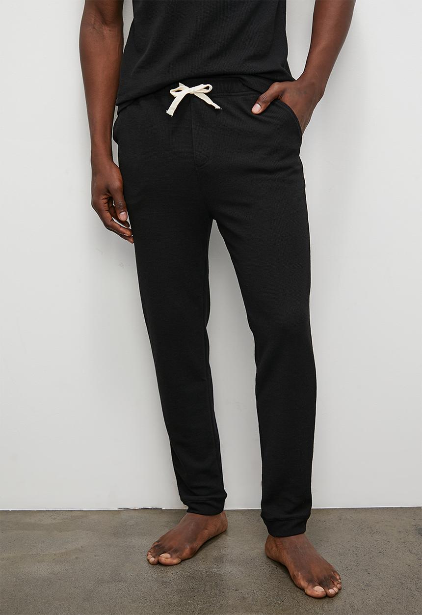 Superbalist - Waffle knit lounge pant - black