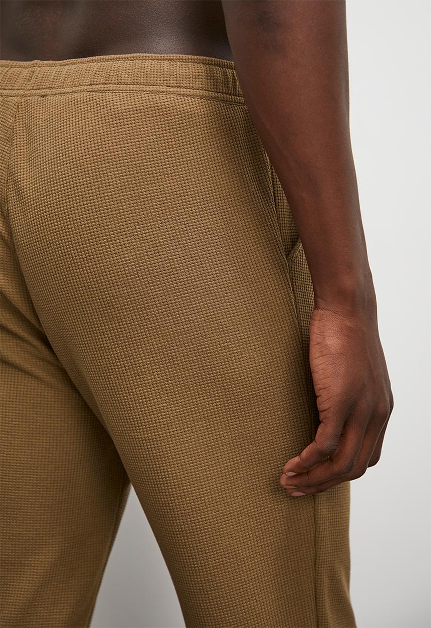 Superbalist - Waffle knit lounge pant - caramel