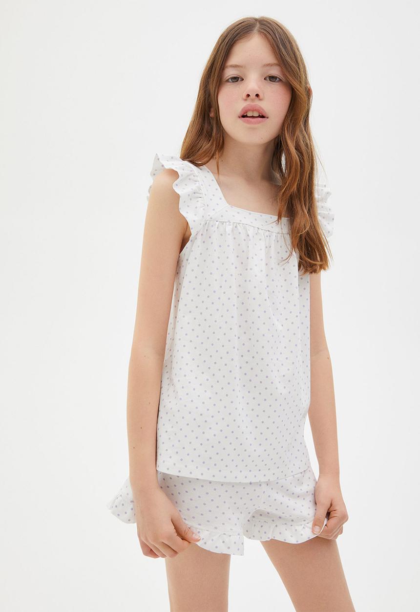 MANGO - Pyjamas dot - off white