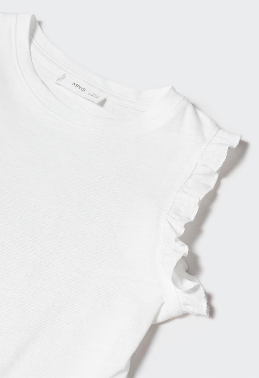 MANGO - T-shirt bandini - off white