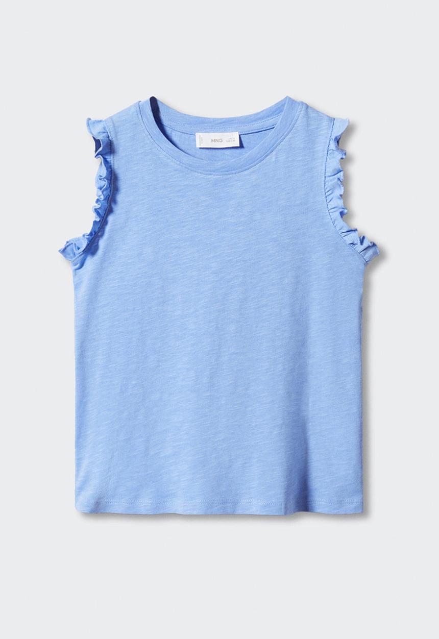 MANGO - T-shirt bandini - blue
