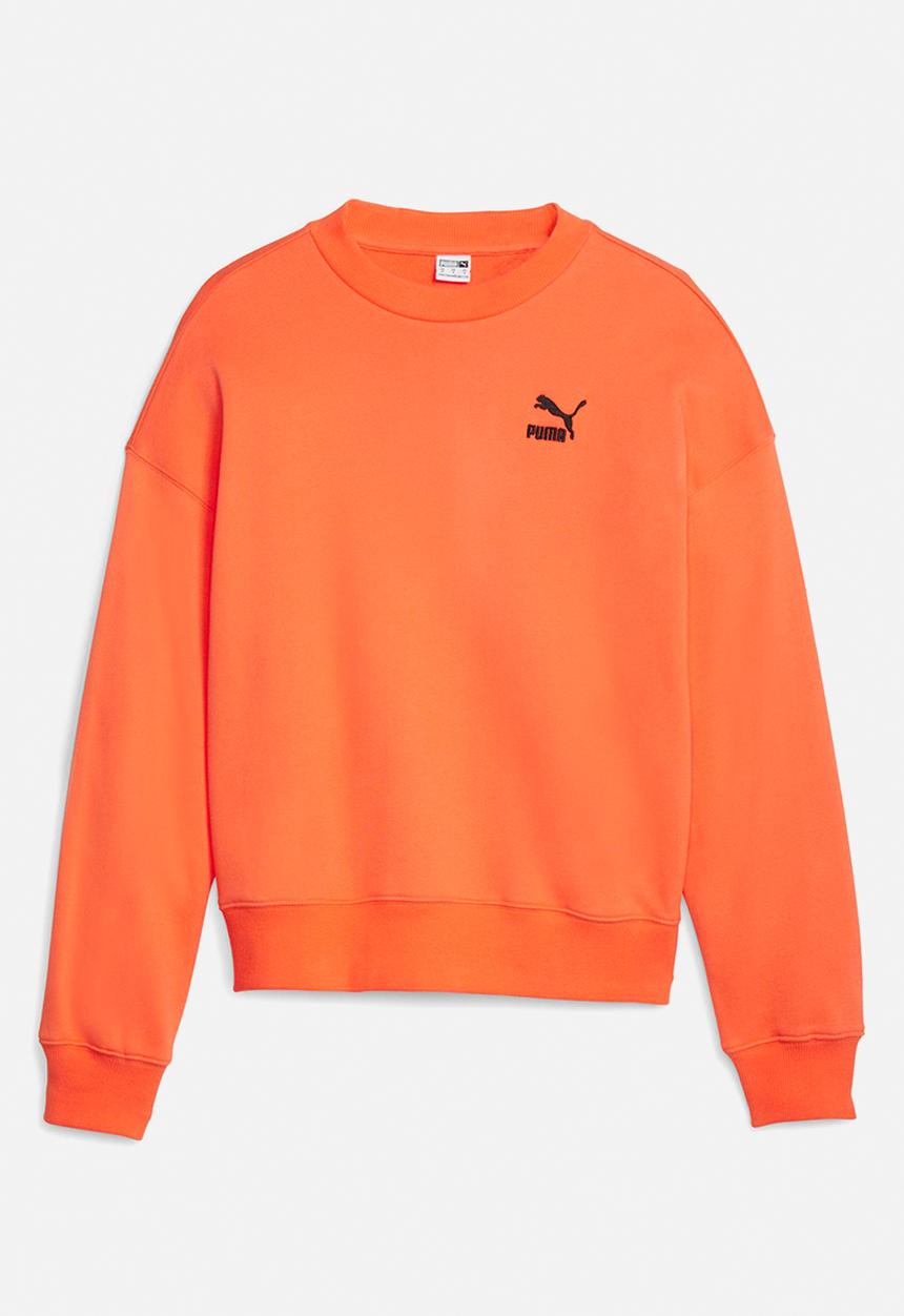 PUMA - Classics oversized crew tr - hot heat