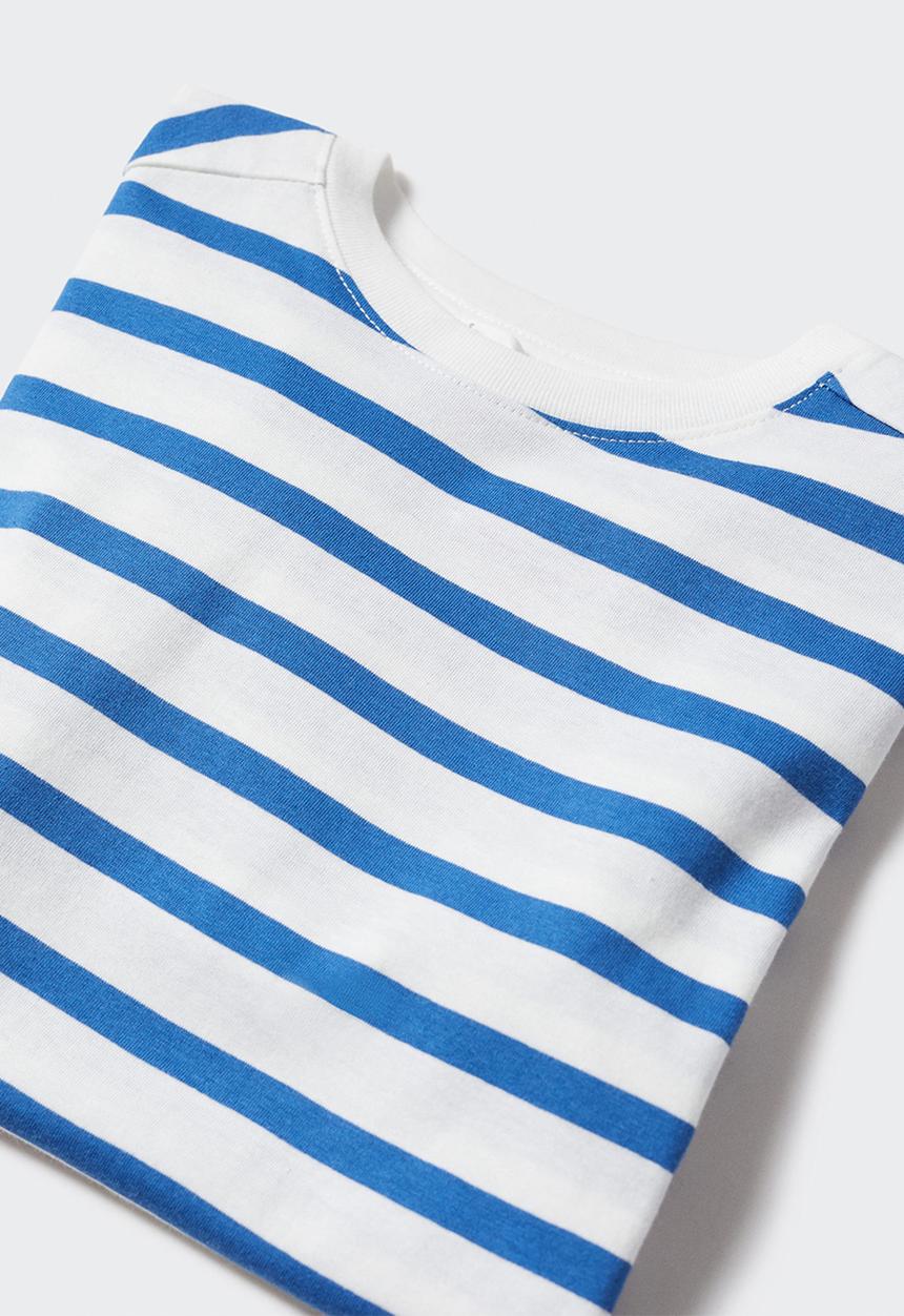 MANGO - T-shirt tim - azul