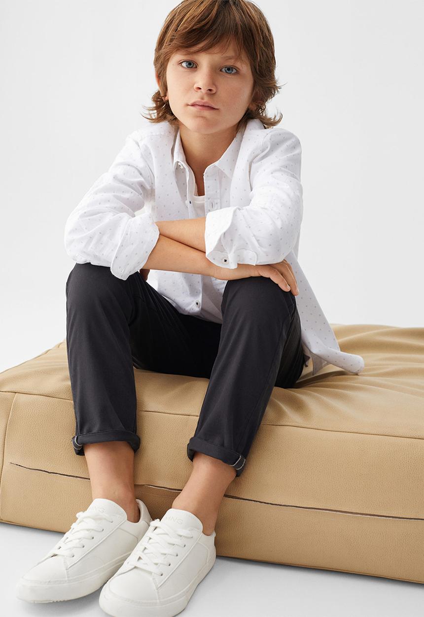 MANGO - Trousers piccolo - black