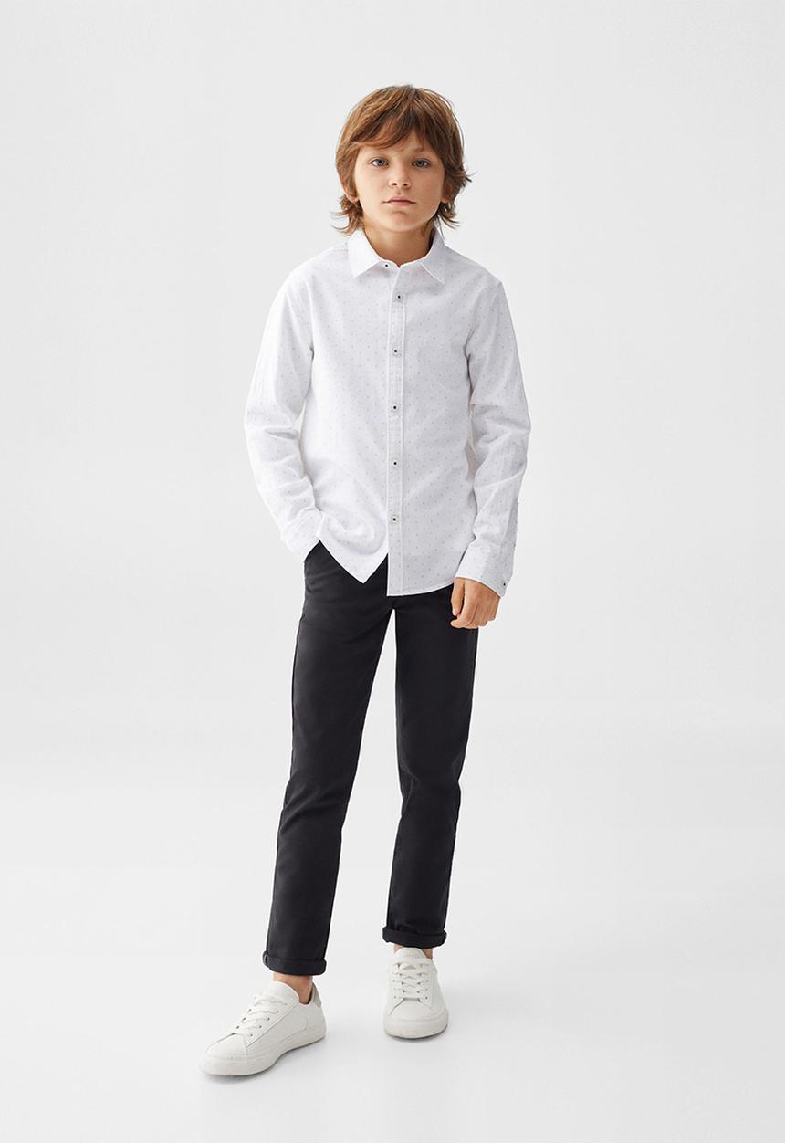 MANGO - Trousers piccolo - black