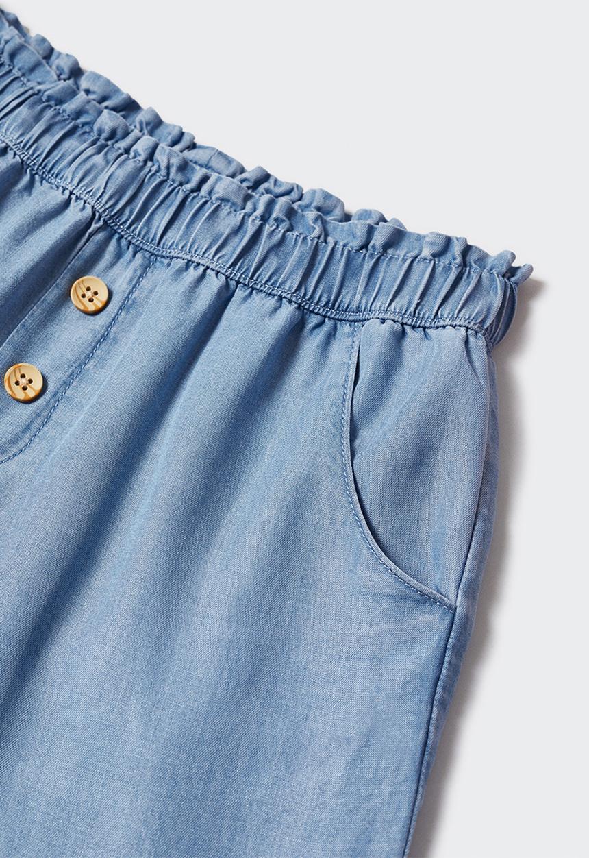 MANGO - Trousers fernanda - medium blue