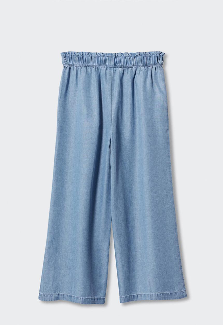 MANGO - Trousers fernanda - medium blue