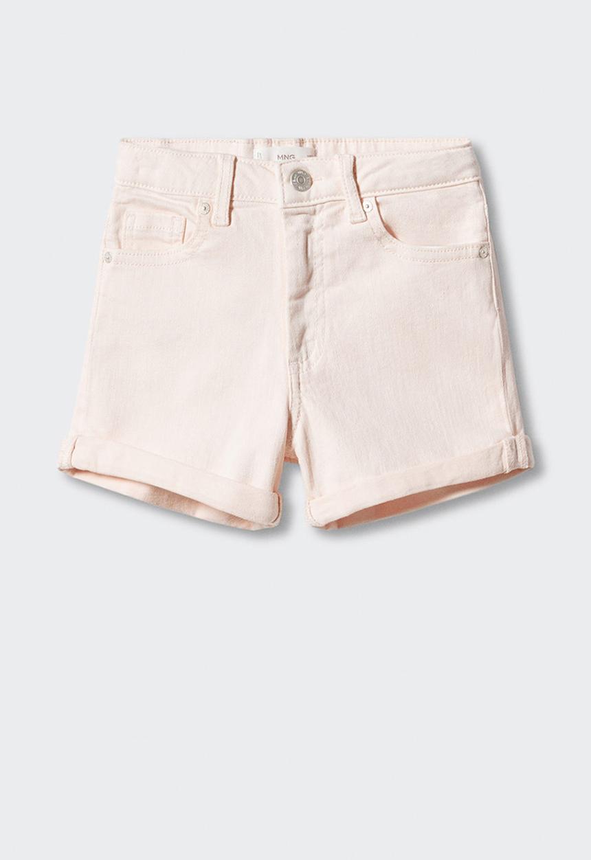 MANGO - Shorts chip - rosa pastel