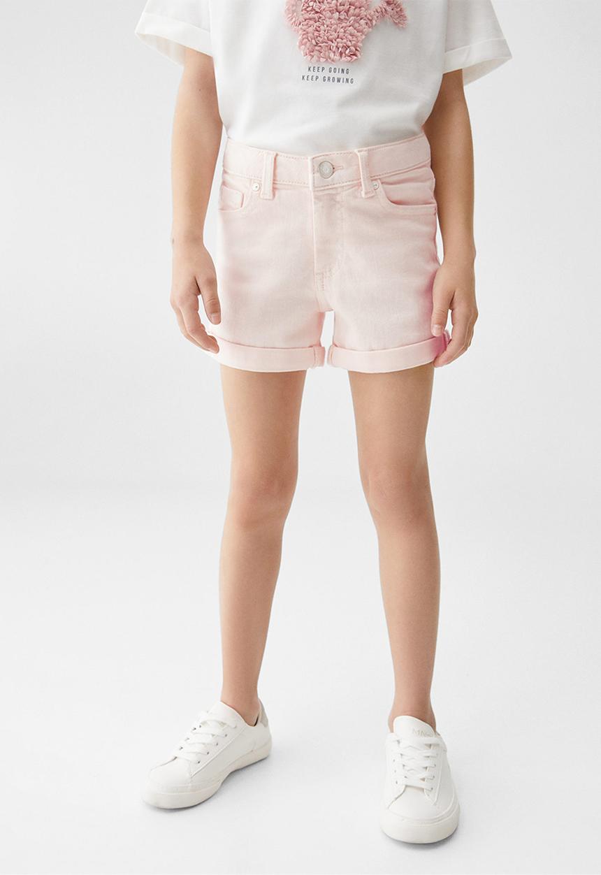 MANGO - Shorts chip - rosa pastel