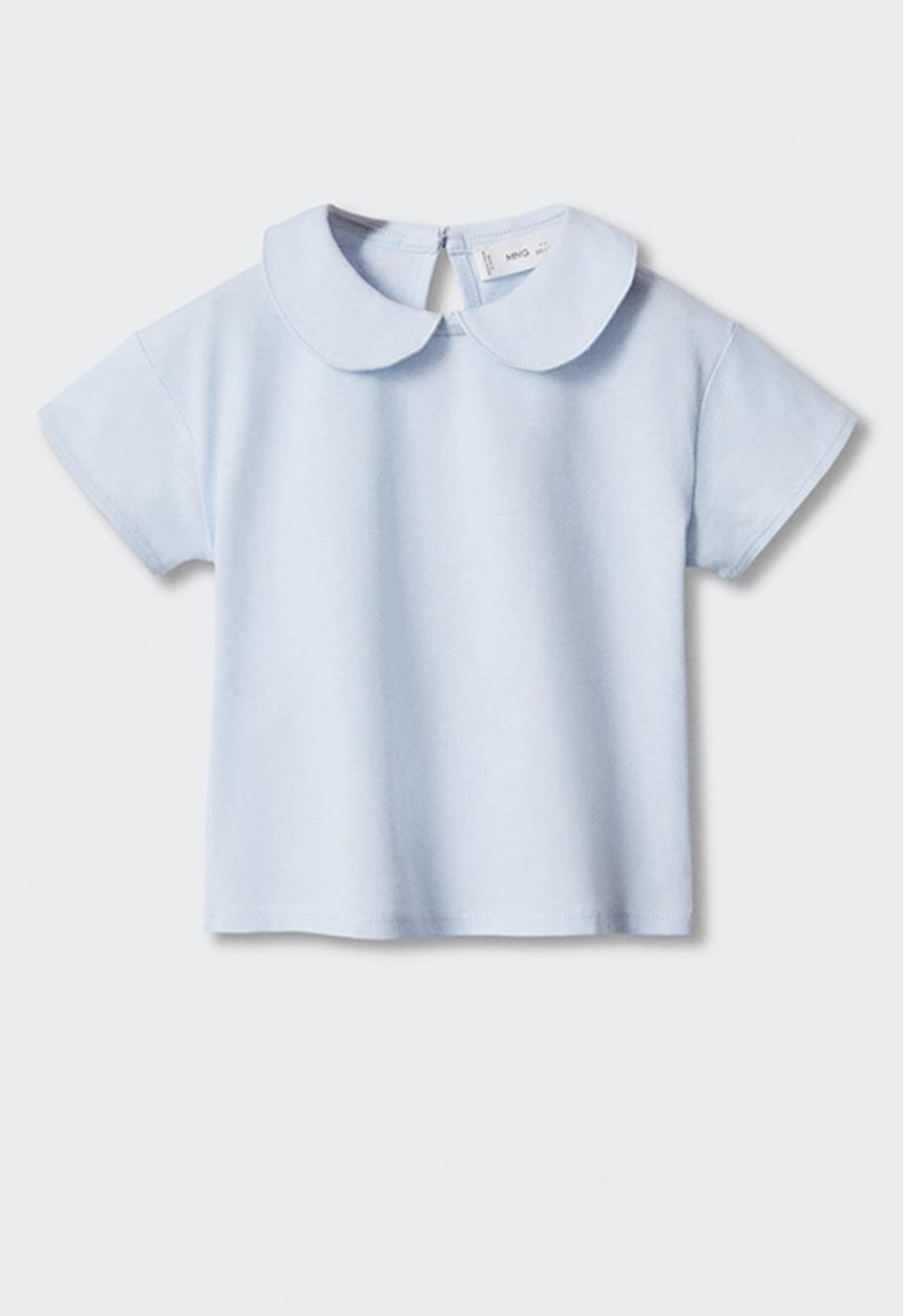 MANGO - T-shirt lily - celeste