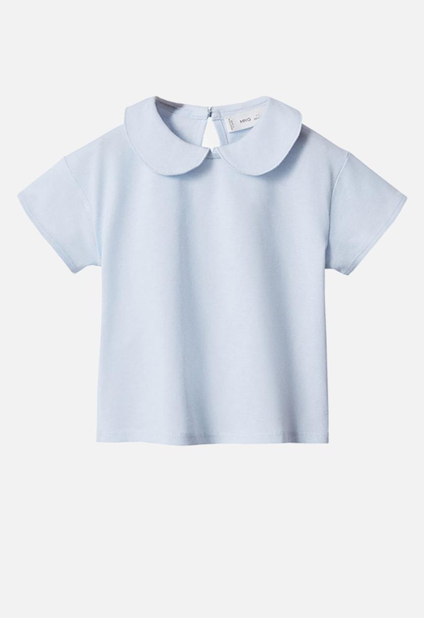 MANGO - T-shirt lily - celeste