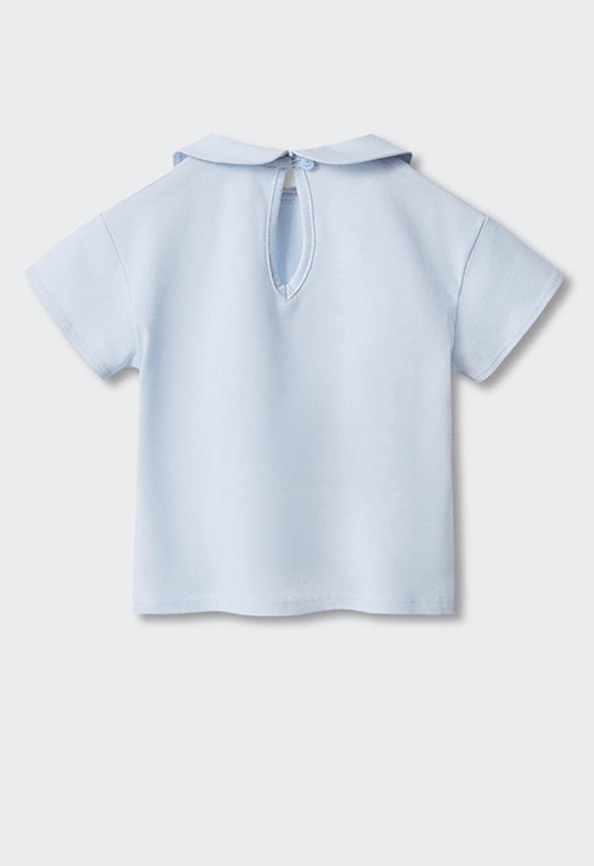 MANGO - T-shirt lily - celeste