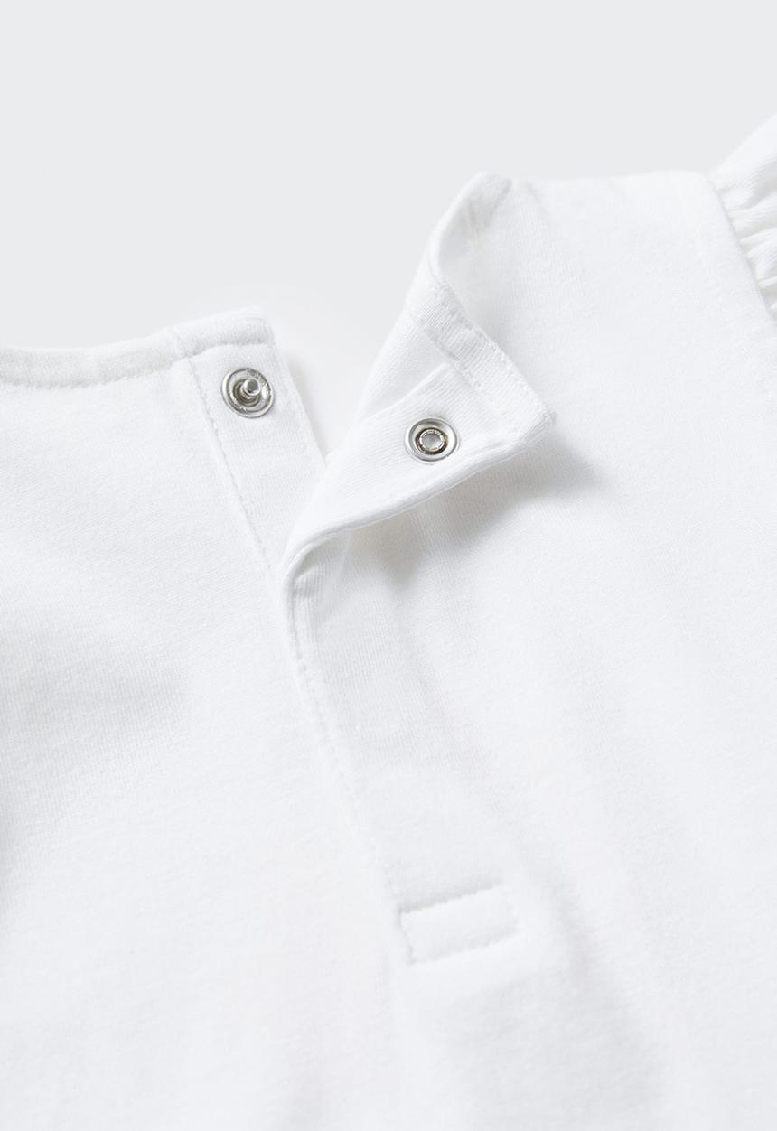 MANGO - T-shirt octopy - off white