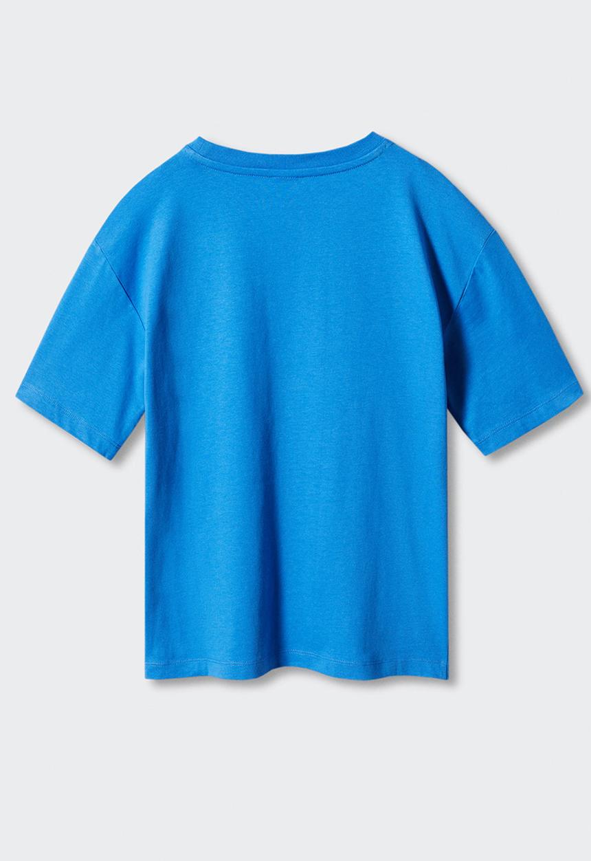 MANGO - T-shirt good - medium blue