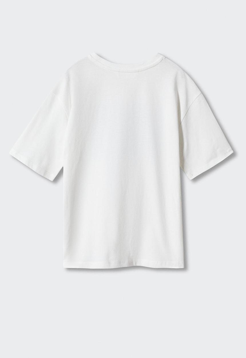 MANGO - T-shirt surf - off white