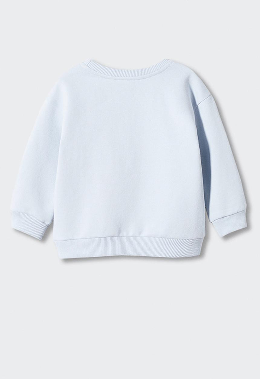 MANGO - Sweatshirt isa - celeste