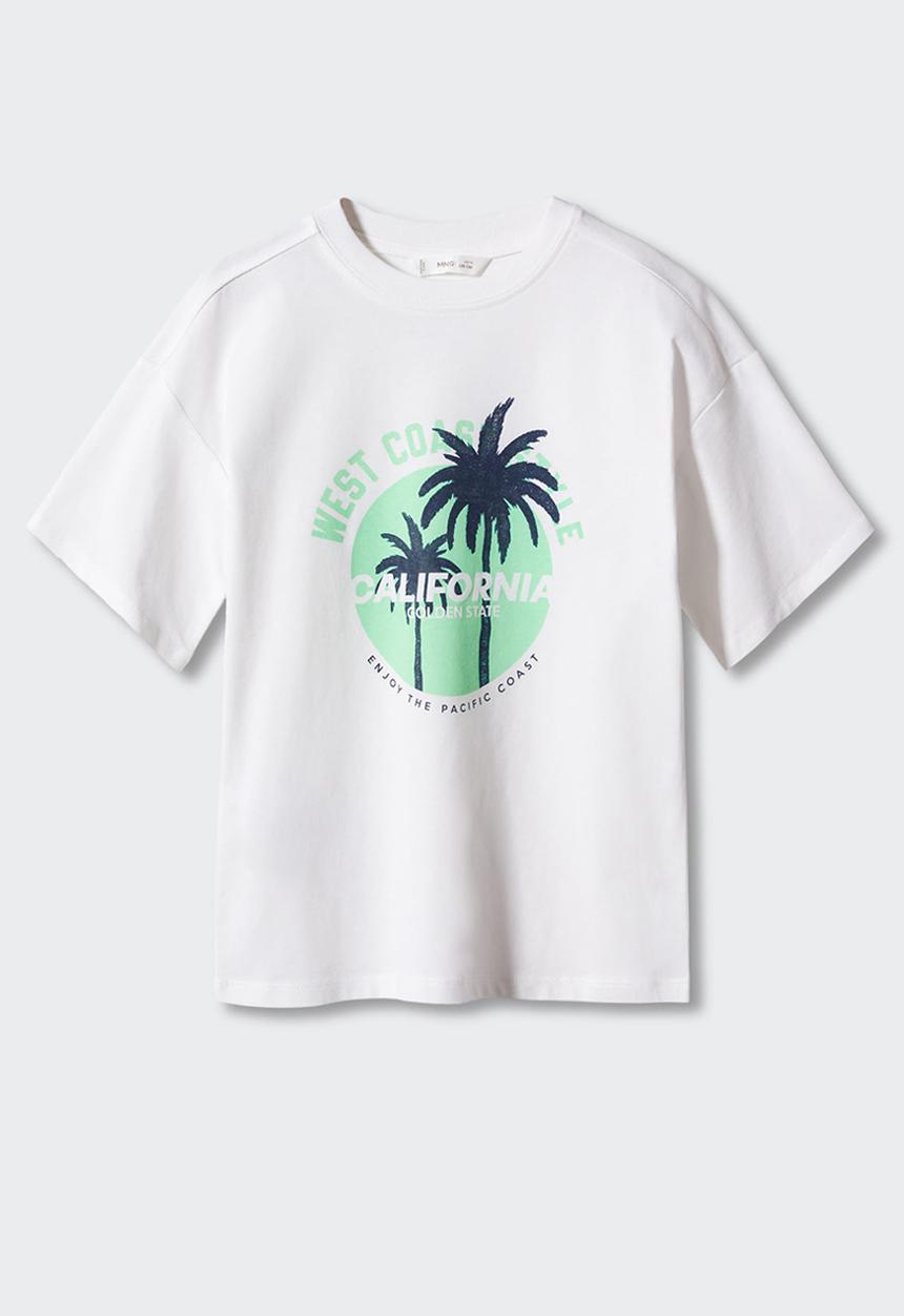 MANGO - T-shirt west - off white