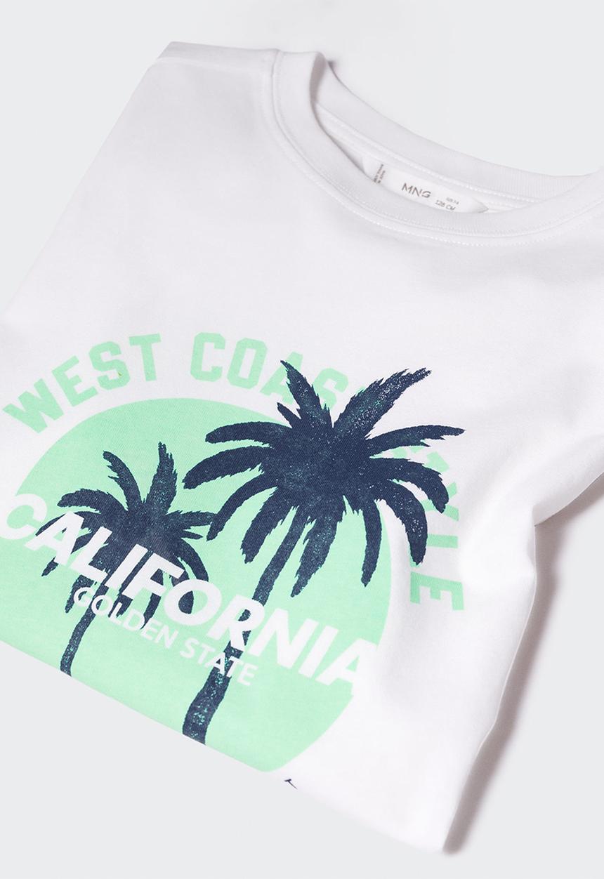 MANGO - T-shirt west - off white