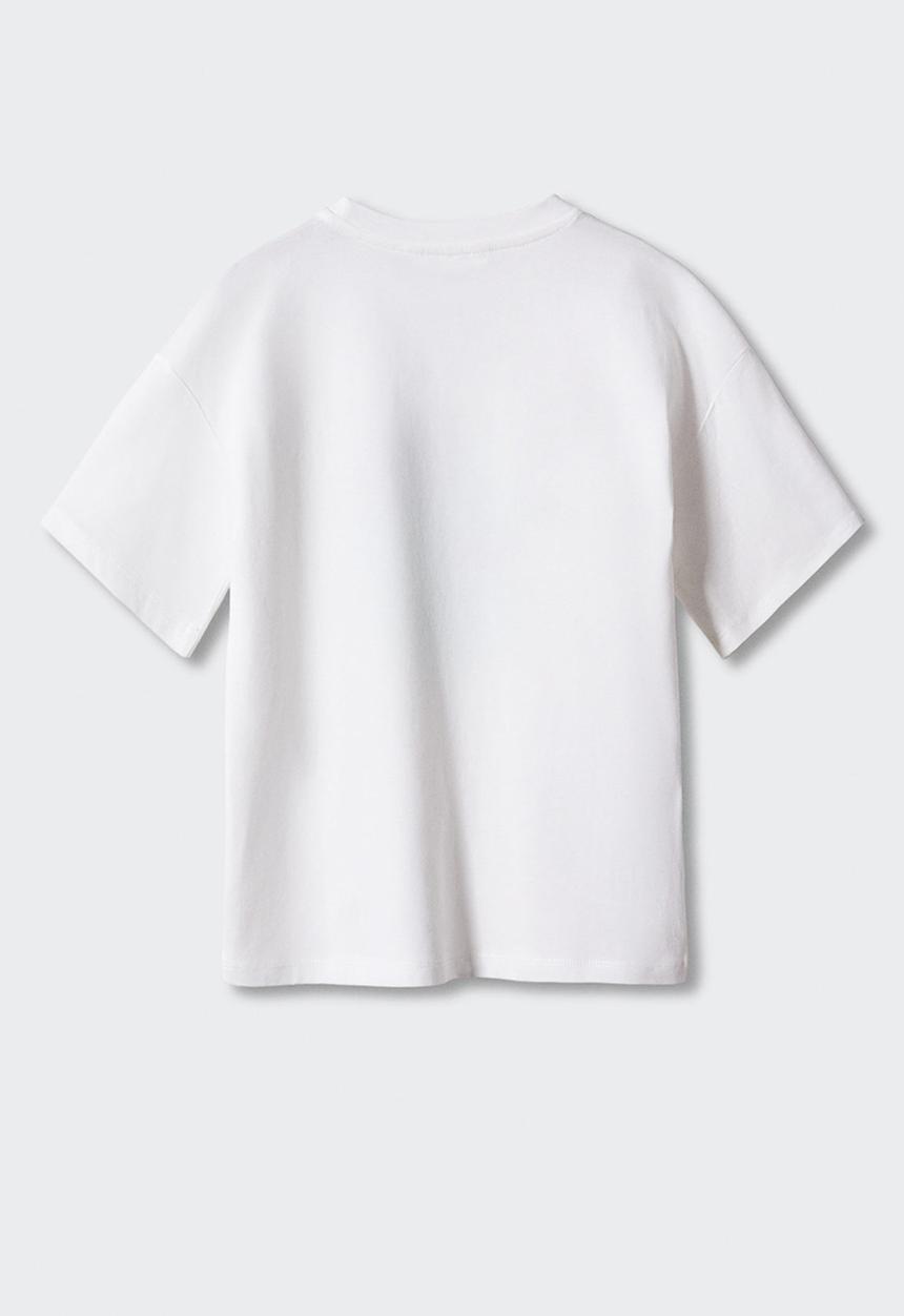MANGO - T-shirt west - off white