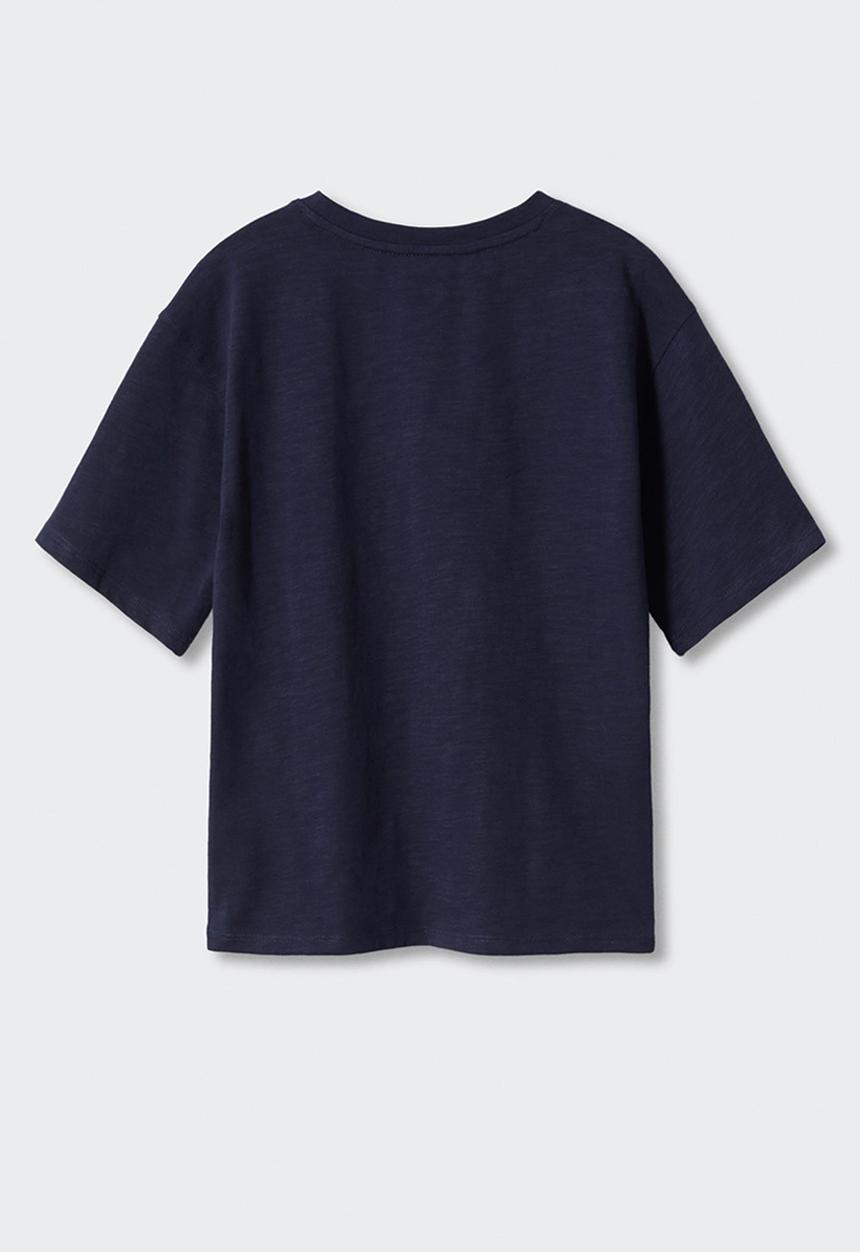 MANGO - T-shirt furgo - navy