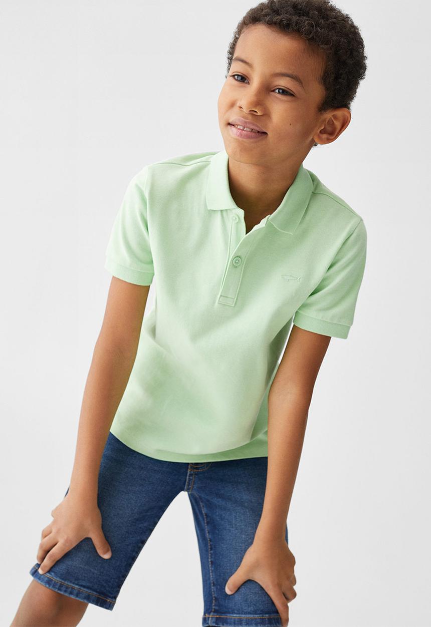 MANGO - Polo shirt javier4 - menta