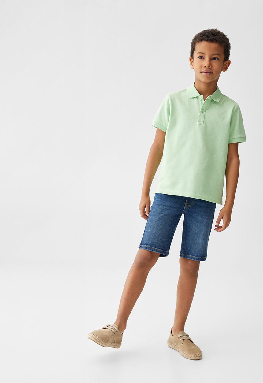 MANGO - Polo shirt javier4 - menta