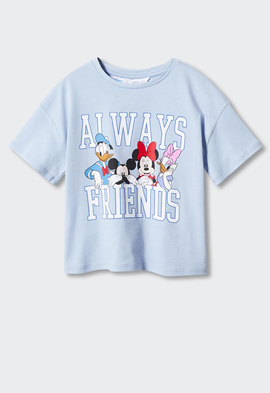 MANGO - T-shirt - blue
