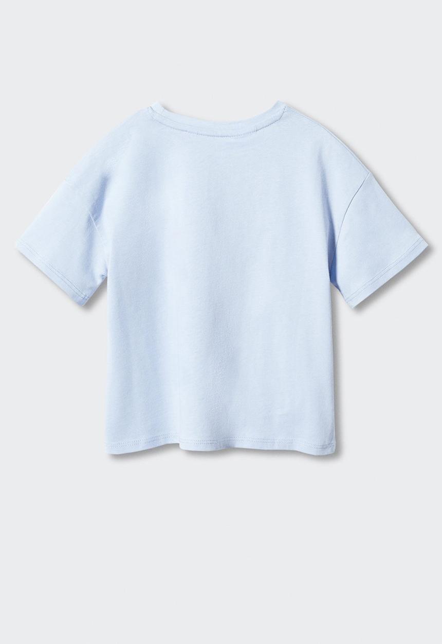 MANGO - T-shirt - blue