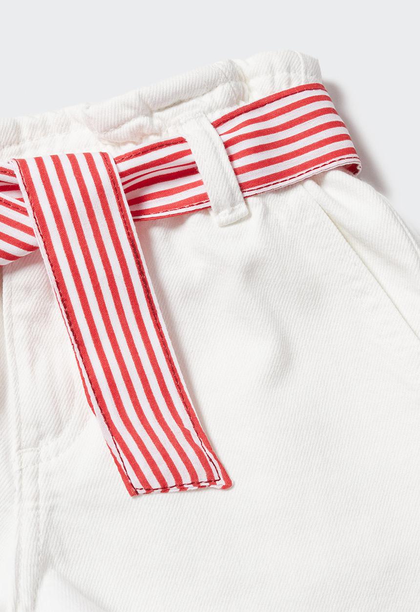 MANGO - Shorts gali - white