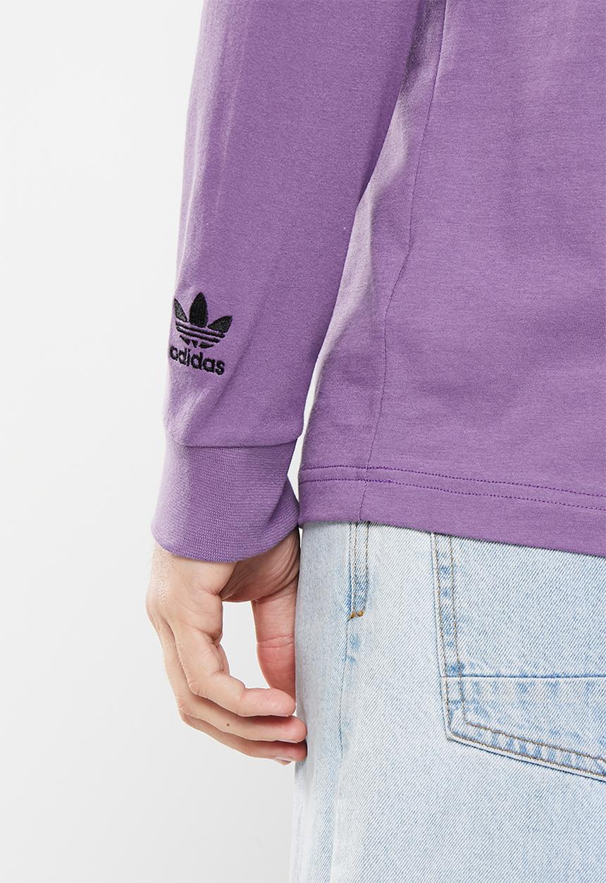 adidas Originals - New age long sleeve tee m - tech purple
