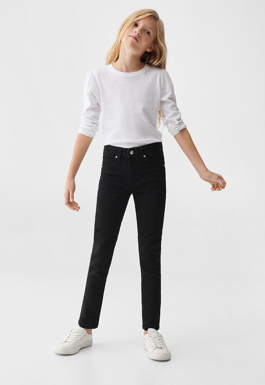 MANGO - Jeans skinny - black denim