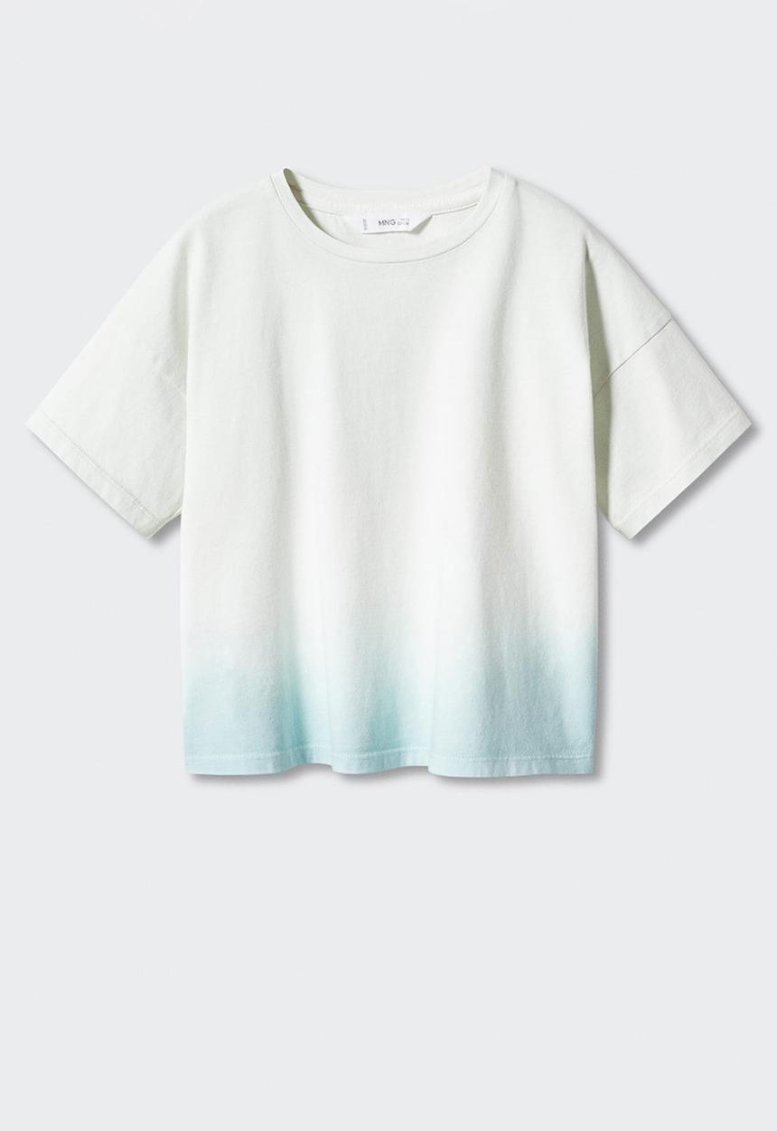 MANGO - T-shirt pacific - agua