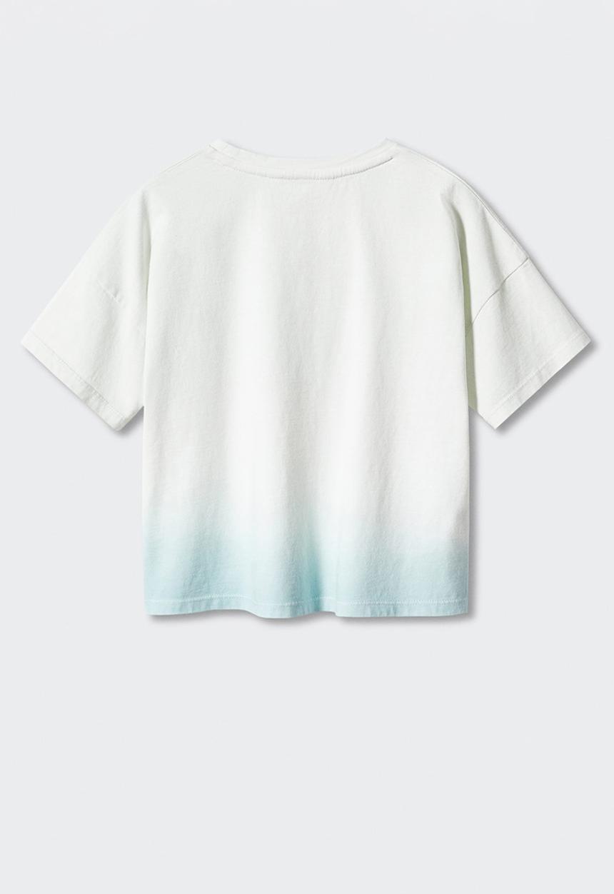 MANGO - T-shirt pacific - agua