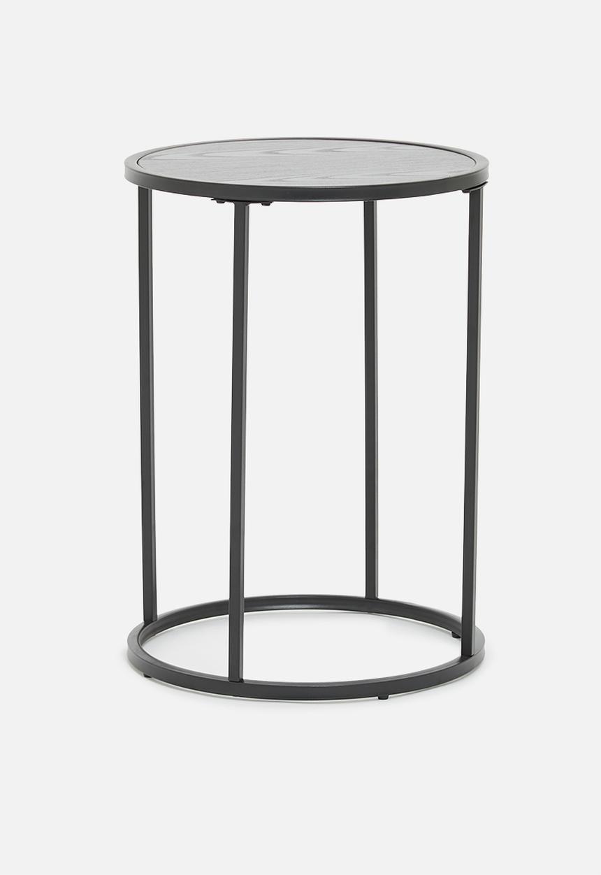 Sixth Floor - Seaford side table - black