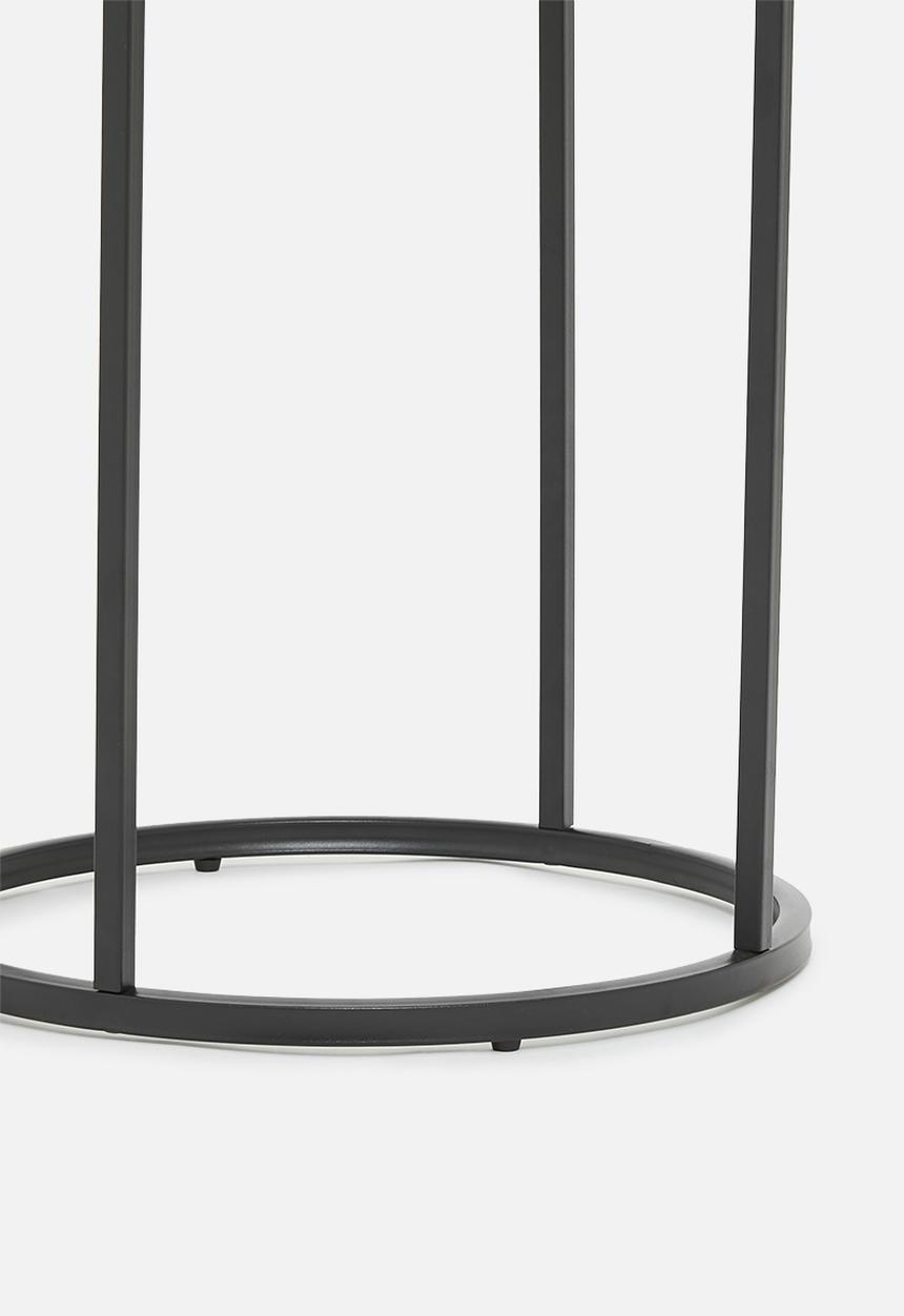 Sixth Floor - Seaford side table - black