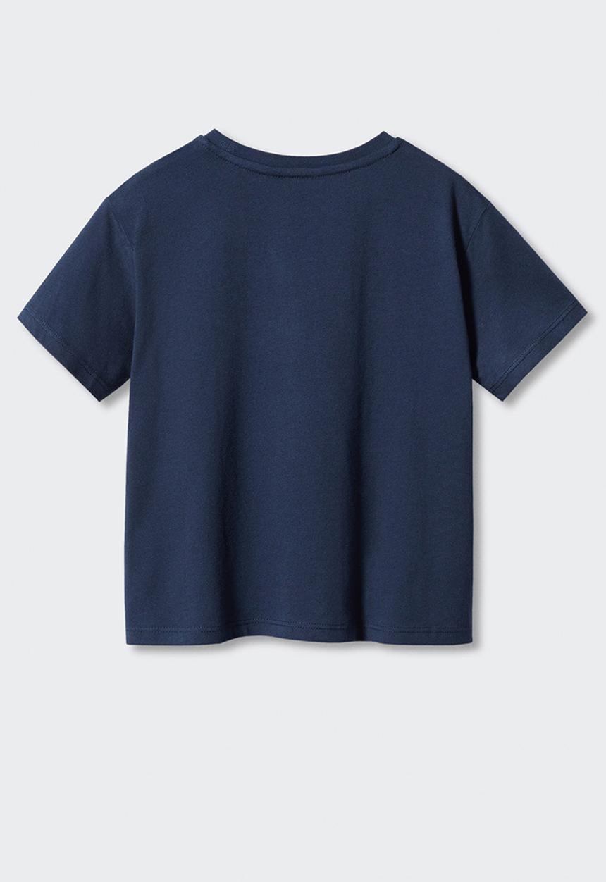 MANGO - T-shirt sirena - navy